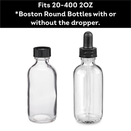 2oz Boston Round Bottle 3-Pack Pod