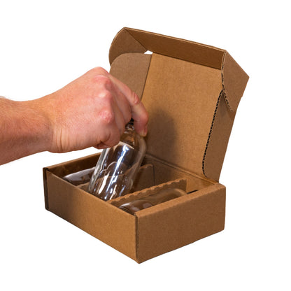 8oz Boston Round Bottle 3-Pack Pod