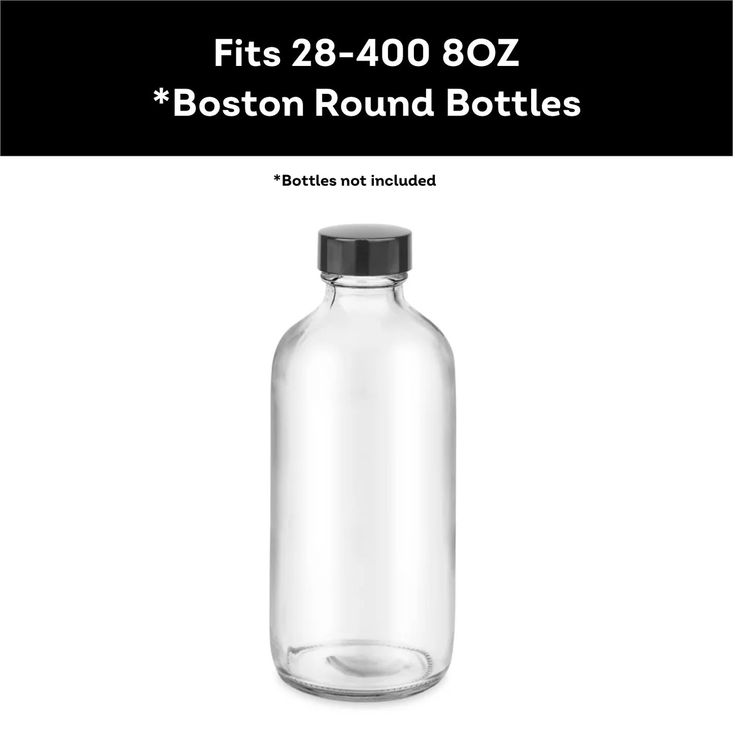8oz Boston Round Bottle 2-Pack Pod